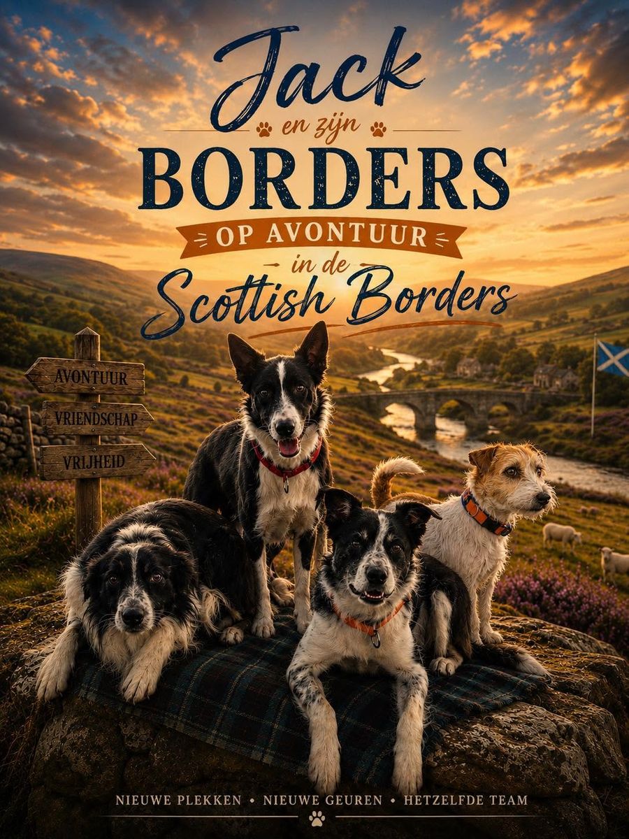 Jack en zijn Borders op avontuur in de Scottish Borders